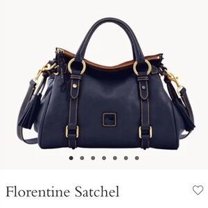 Dooney & Bourke Florentine Satchel - Navy